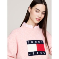 Blug Bluza trening Tommy TJW MELANGE FLAG EXT Tommy Jeans