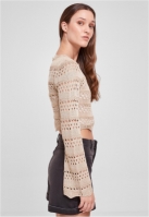 Bluza trening Cropped Crochet Knit dama Urban Classics