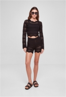 Bluza trening Cropped Crochet Knit dama Urban Classics