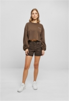 Cropped Small Embroidery Terry Crewneck dama Urban Classics