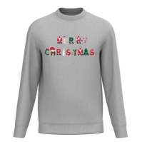 Bluza trening Plain Lazy Merry Christmas Typography