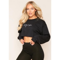 Bluza trening Missy Empire Empire Branded Slogan Cropped