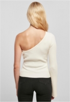 Bluza trening Short Rib Knit One Sleeve dama Urban Classics