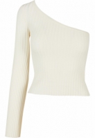 Bluza trening Short Rib Knit One Sleeve dama Urban Classics