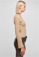 Bluza trening Short Rib Knit One Sleeve dama Urban Classics