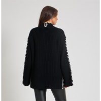 Be You Contrast Stitch Jumper dama