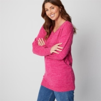 Be You You Pointelle V Neck Jumper