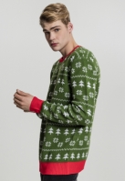 Green Trees Christmas Crewneck Urban Classics