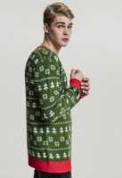 Green Trees Christmas Crewneck Urban Classics