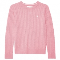 Jack Wills Tinsbury Merino Wool Blend Cable Knitted Jumper