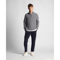 Lyle and Scott Ribbed Quarter Zip Jumper