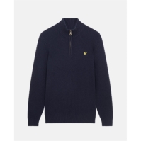 Lyle and Scott Ribbed Quarter Zip Jumper