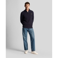 Lyle and Scott Ribbed Quarter Zip Jumper