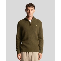 Lyle and Scott Ribbed Quarter Zip Jumper