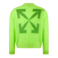 OFF WHITE Knit Crew Jumper