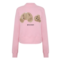 PALM ANGELS Bear Fitted Crew Neck Jumper