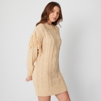 Rochie Be You Fringe Detail Cable Jumper