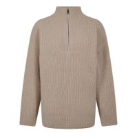 Jack Wills High Neck Zip Knitted Jumper