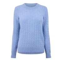 Jack Wills Tinsbury Merino Wool Blend Cable Knitted Jumper