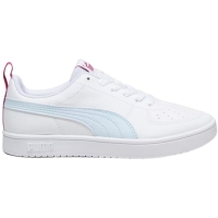 Pantof Puma Rickie 's white and blue 384311 21 copil