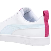 Pantof Puma Rickie 's white and blue 384311 21 copil