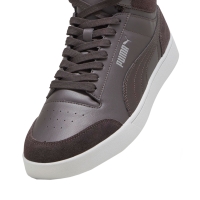 Pantof Puma Shuffle Mid Fur Flat men's gray 387609 03