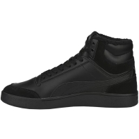 Pantof Puma Shuffle Mid Fur men's black 387609 01