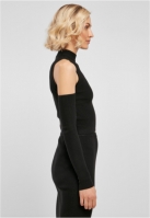 Rib Knit Cut Out Sleeve Longsleeve dama Urban Classics