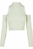 Rib Knit Cut Out Sleeve Longsleeve dama Urban Classics