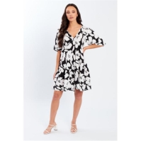 Rochie Be You V Neck Smock Mini