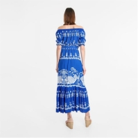 Rochie Be You Printed Batik Bardot Maxi