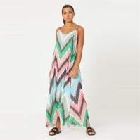 Rochie Be You Zag Print Maxi