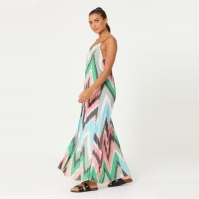 Rochie Be You Zag Print Maxi