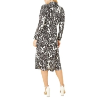 Camasa Rochie Mela London Mela London Black Animal Print Midi