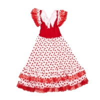 Rochie CHILDISH FLAMENCO VS-ROB-LRO rosu