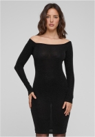 Rochie Off Shoulder Longsleeve Glitter dama Urban Classics