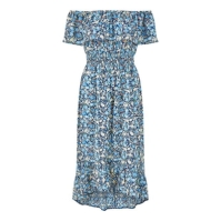 Rochie Mela London Mela London Blue Floral Ditsy Bardot Midi