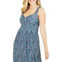 Rochie Mela London Mela London Navy Paisley Jersey Maxi