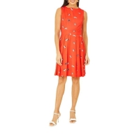 Rochie Mela London Mela London Red Swallow Print Skater