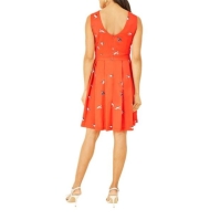 Rochie Mela London Mela London Red Swallow Print Skater