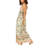 Rochie Mela London Mela London Green Paisley Shirred Maxi