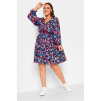 Rochie Studio Curve Floral V Neck