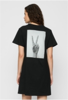 Tricou Rochie Peace Hand dama fetita Miss Tee