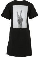 Tricou Rochie Peace Hand dama fetita Miss Tee