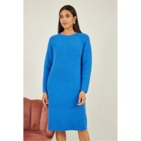 Rochie Yumi Yumi Blue Knitted Midi