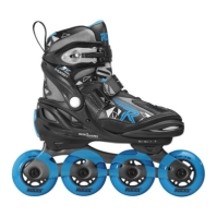 Roces Moody Black/Blue Skates copil