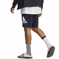 Men's Adidas Essentials Big Logo French Terry Navy Blue IC9402