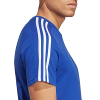 Men's adidas Essentials Single Jersey 3 -Stripes blue IC9338