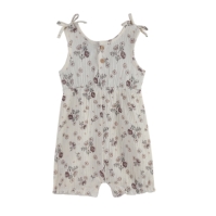 Hello World Floral Playsuit and Headband bebelus fetita