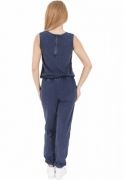 Denim Jersey Sleeveless Jumpsuit dama Urban Classics